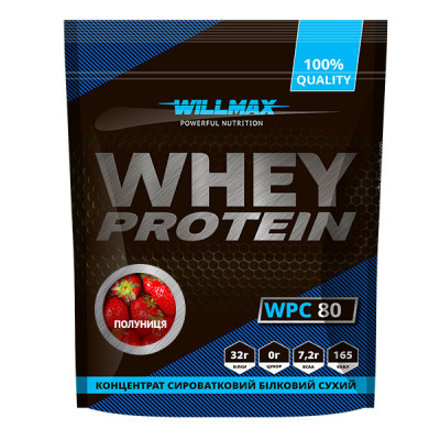 WHEY PROTEIN 80% Полуниця 920г WHEY PROTEIN 80% Полуниця 920г