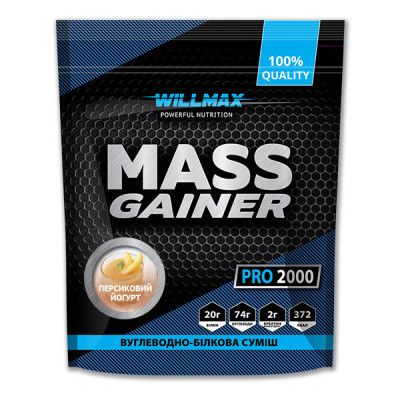 Mass Gainer 2кг Персиковий йогурт