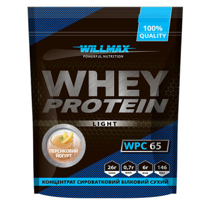 WHEY PROTEIN 65% 1кг Персиковий Йогурт WHEY PROTEIN 65% 1кг Персиковий Йогурт