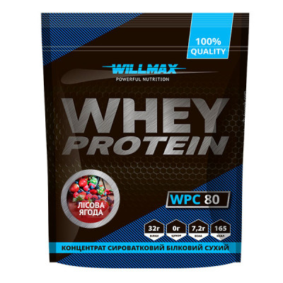 WHEY PROTEIN 80% Лісова Ягода 920г WHEY PROTEIN 80% Лісова Ягода 920г