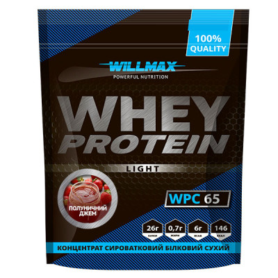 WHEY PROTEIN 65% 1кг Полуничний джем WHEY PROTEIN 65% 1кг Полуничний джем