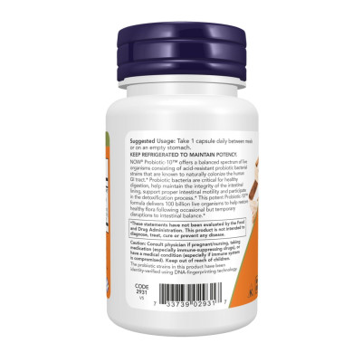 Пробіотики, Probiotic-10™ 100 Billion - 60 vcaps