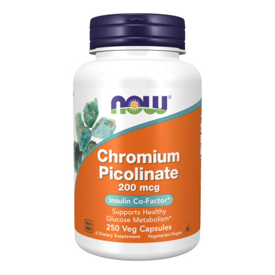 Хром Піколінат, Chromium Picolinate 200 mcg - 250 caps Хром Піколінат, Chromium Picolinate 200 mcg - 250 caps