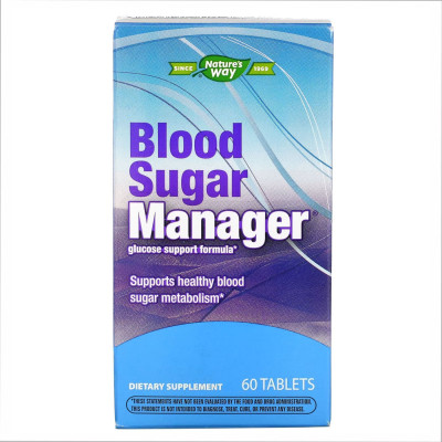 Підтримка рівня цукру в крові, Blood Sugar Manager - 60 tabs Підтримка рівня цукру в крові, Blood Sugar Manager - 60 tabs