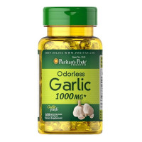Часник без запаху, Odorless Garlic 1000 mg - 100 Rapid Release softgels