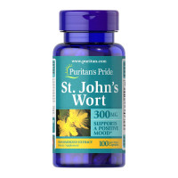 Экстракт Зверобоя, St. Johns Wort Standardized Extract 300mg - 100 caps