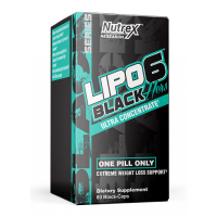 Жироспалювач, Lipo 6 Black Hers UC - 60 caps