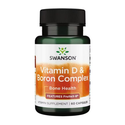 Боровий комплекс вітаміну Д, Vitamin D Boron Complex - 60caps