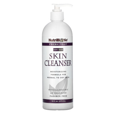 NutriBiotic, очищувальний засіб для шкіри, Skin Cleanser - 473 ml Fresh Fruit