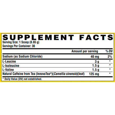 Комплекс амінокислот, Lipo-6 BCAA Intense - 30srv Fruit Punch