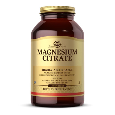 Магній Цитрат, Magnesium Citrate - 120 tabs