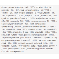 Передтренувальний комплекс, Power Pump - 500g Mojito