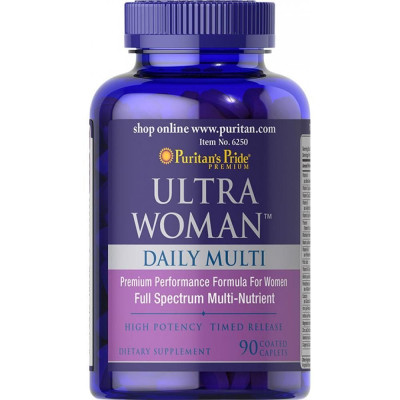 Мультивітаміни для жінок, Ultra Woman™ Daily Multi Timed Release - 90caps