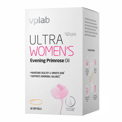 Масло вечірньої примули, Ultra Women's Evening Primrose oil - 60 softgels