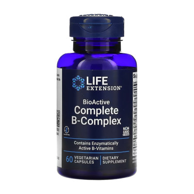 Комплекс вітамінів групи Б, BioActive Complete B-Complex - 60 vcaps