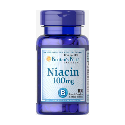 Ніацин, Niacin 100 mg - 100 tabs