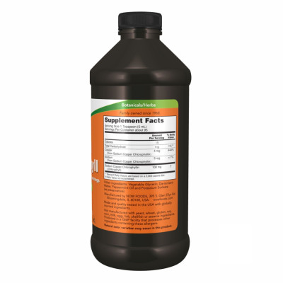 Рідкий хлорофіл для очищення організму, Now Foods Liquid Chlorophyll 473 мл