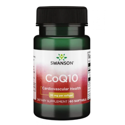 Коензим Q10, CoQ10 30mg - 60caps