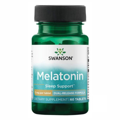 Melatonin-Dual-Release 3mg - 60tabs Melatonin-Dual-Release 3mg - 60tabs