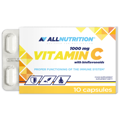 Вітамін С з біофлавоноїдами, Vitamin C 1000mg + Bioflaw - 10caps