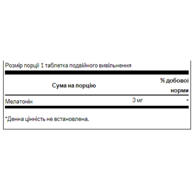 Melatonin-Dual-Release 3mg - 60tabs