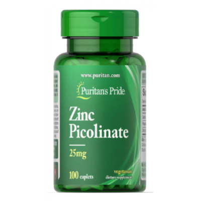 Цинк Піколінат, Zinc Picolinate 25 mg - 100 Caplets Цинк Піколінат, Zinc Picolinate 25 mg - 100 Caplets