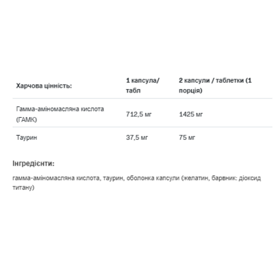 GABA -120 cap