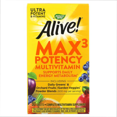 Мультивітаміни, Max3 (With Iron) - 90 tabs Мультивітаміни, Max3 (With Iron) - 90 tabs