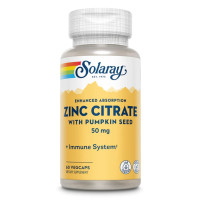 Цинк цитрат, Zinc Citrate 50mg - 60 vcaps