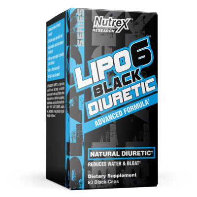 Жироспалювач, Lipo-6 Black Diuretic - 80ct Жироспалювач, Lipo-6 Black Diuretic - 80ct