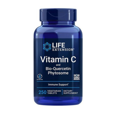 Вітамін С з фітосомами, Vitamin C and Bio-Quercetin Phytosome - 250 tabs