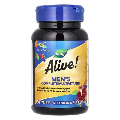 Мультивітаміни для чоловіків, Men's Complete Multivitamin - 50 tabs