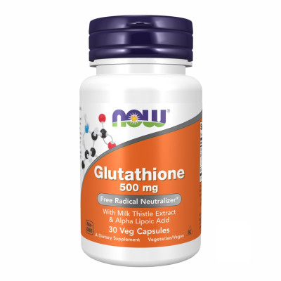 Глутатіон, GLUTATHIONE 500mg - 30 vcaps Глутатіон, GLUTATHIONE 500mg - 30 vcaps