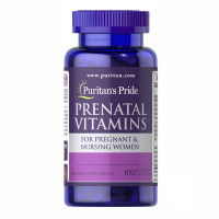 Пренатальні вітаміни, Prenatal Vitamins - 100 Caplets