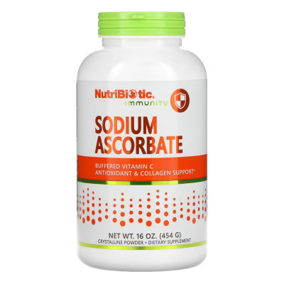 Вітамін C (буферизований), Sodium Ascorbate Powder - 454g