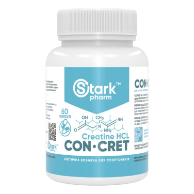 Креатин гідрохлорид, Con-Cret 750mg - 60caps