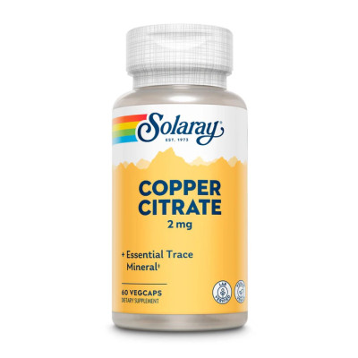 Цитрат міді, Copper Citrate 2mg - 60 vcaps