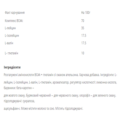 Комплекс амінокислот, BCAA Recovery - 500g Watermelon