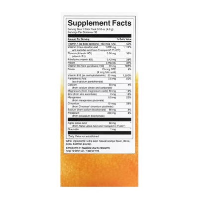 Energy C with Electrolytes - 30 packs Orange