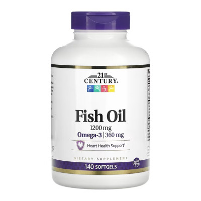 Риб'ячий жир, Fish Oil 1200 mg - 140 softgels
