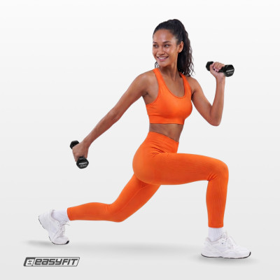 Гантель для фітнесу 0.5 кг EasyFit із вініловим покриттям чорна