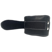 Манжета EasyFit F9 чорна для тяги на тренажері (шкіра)