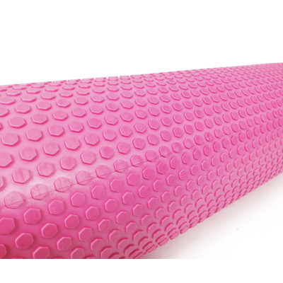 Масажний ролер EasyFit Foam Roller 45 см Рожевий