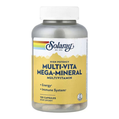 Мультимінеральний та вітамінний комплекс, Mega-Mineral Multi-Vitamin - 120 caps
