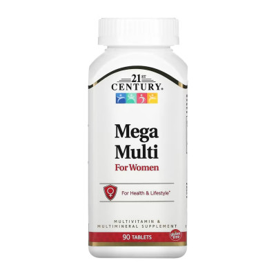 Мультивітамінний комплекс для жінок, Mega Multi For Women - 90 tabs