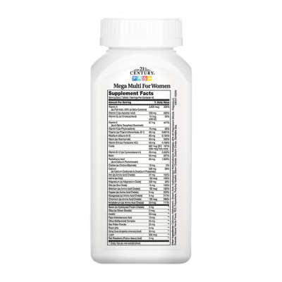 Мультивітамінний комплекс для жінок, Mega Multi For Women - 90 tabs