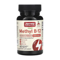 Метил Б12, Methyl B-12 Methylcobalamin 5000mcg - 60 chewable tabs Cherry