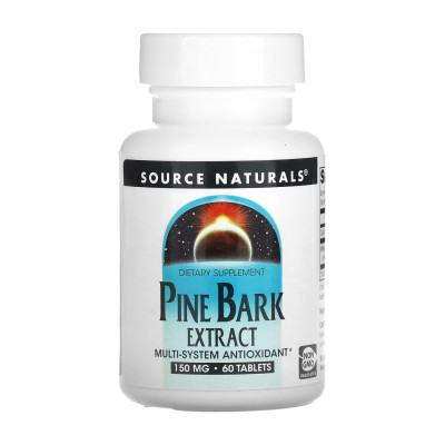 Екстракт соснової кори, Pine Bark Extract 150mg - 60 tabs