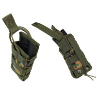 Підсумок під магазин АК/РПК одинарний відкритий мультикам (MOLLE, підсумок на розгрузку, жилет, РПС)