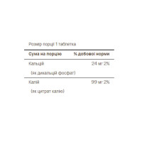 Цитрат Калію, Potassium Citrate 99mg - 100 caps